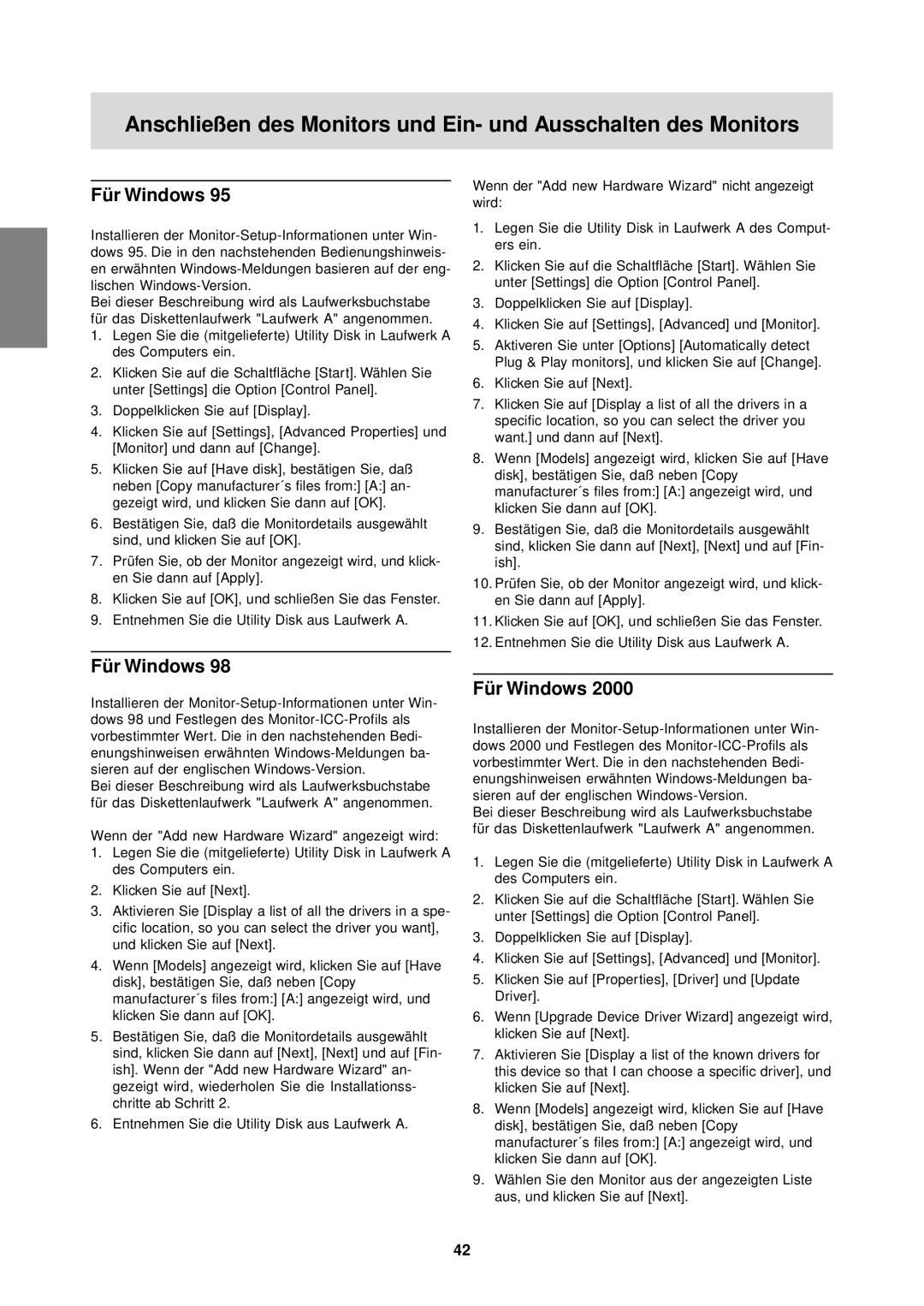 Sharp LL-T1610W operation manual Für Windows 