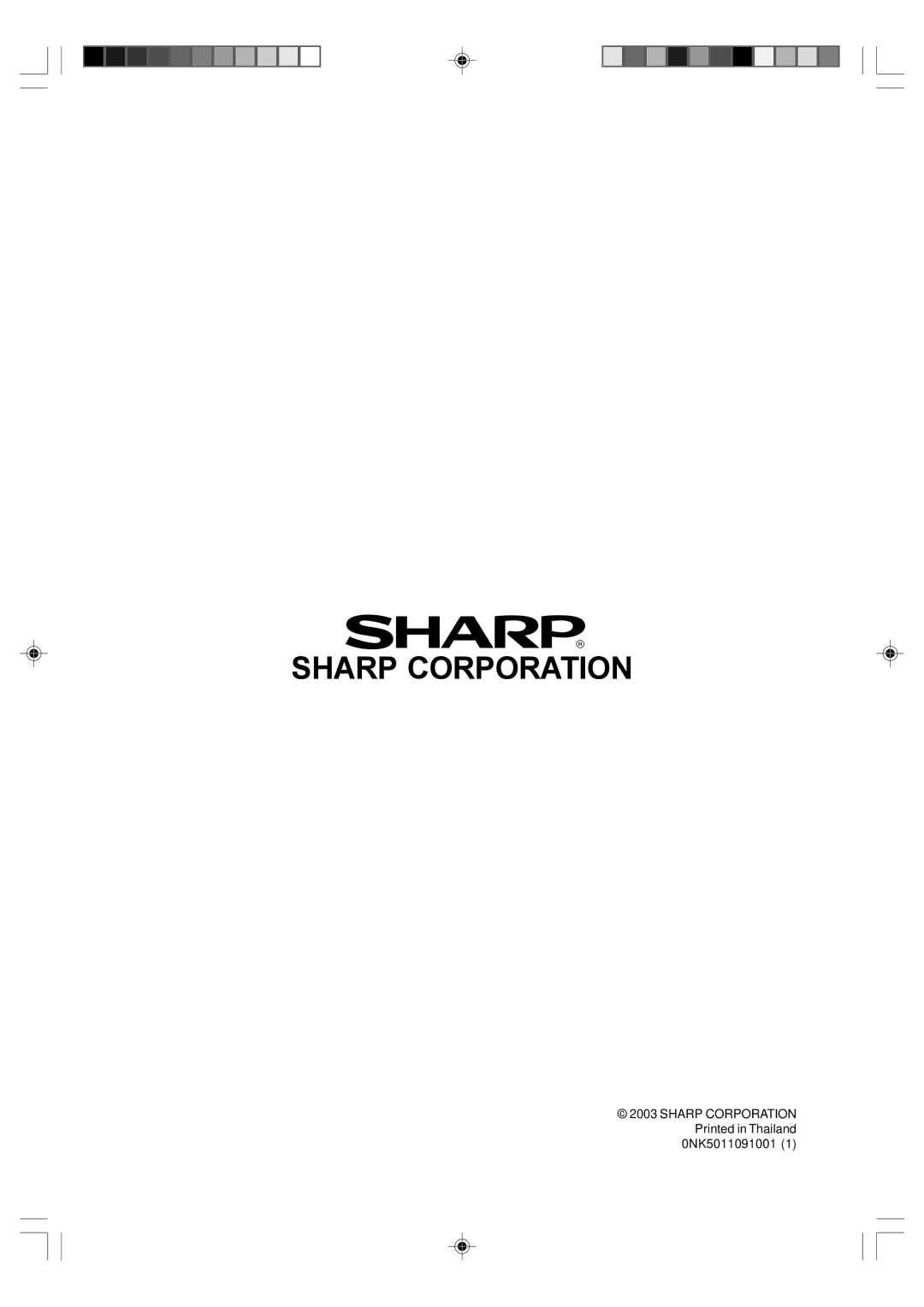 Sharp LL-T17A4, LL-T17D4 operation manual Sharp Corporation 