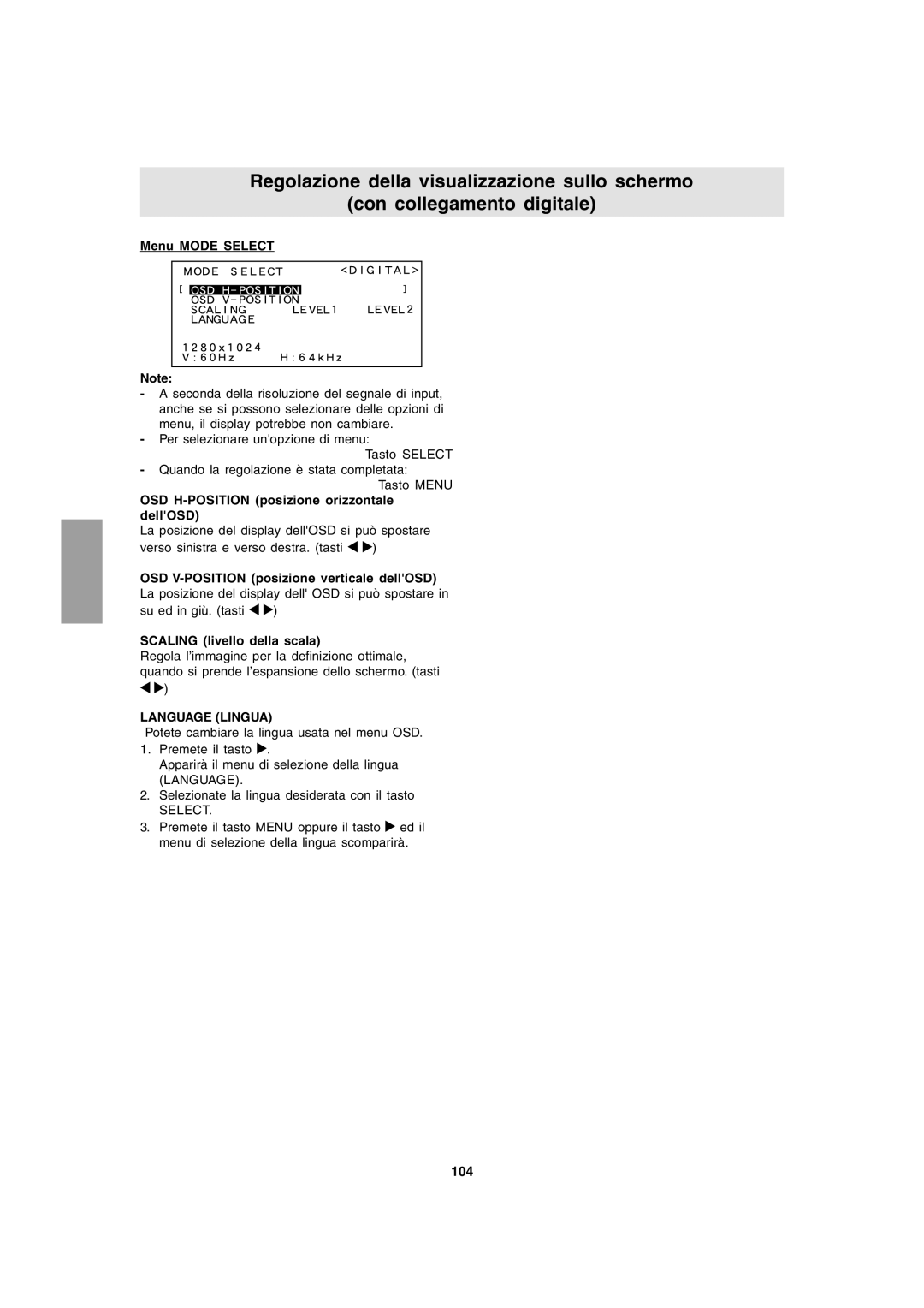 Sharp LL-T1803-H operation manual 104 