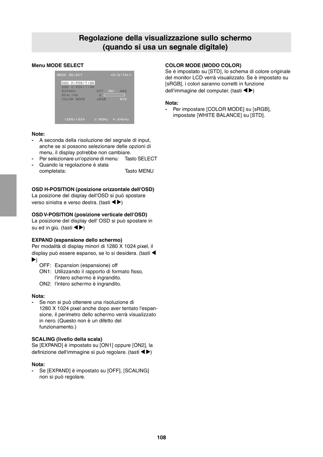 Sharp LL-T1811W operation manual 108 