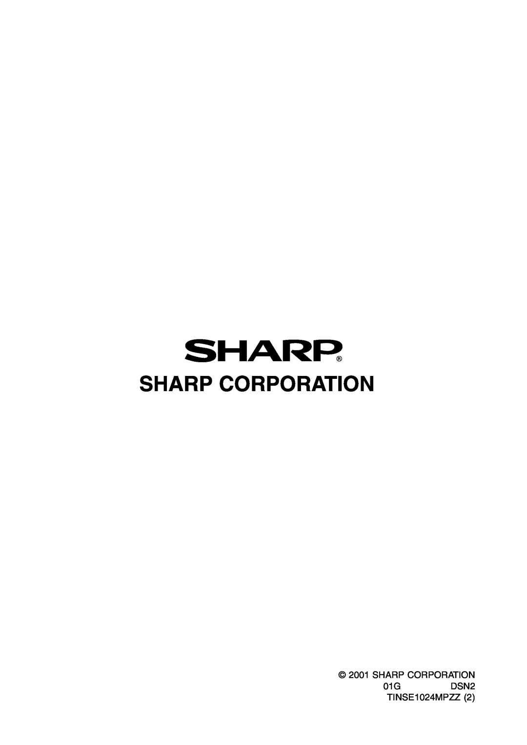 Sharp LL-T1811W operation manual Sharp Corporation, SHARP CORPORATION 01GDSN2 TINSE1024MPZZ 