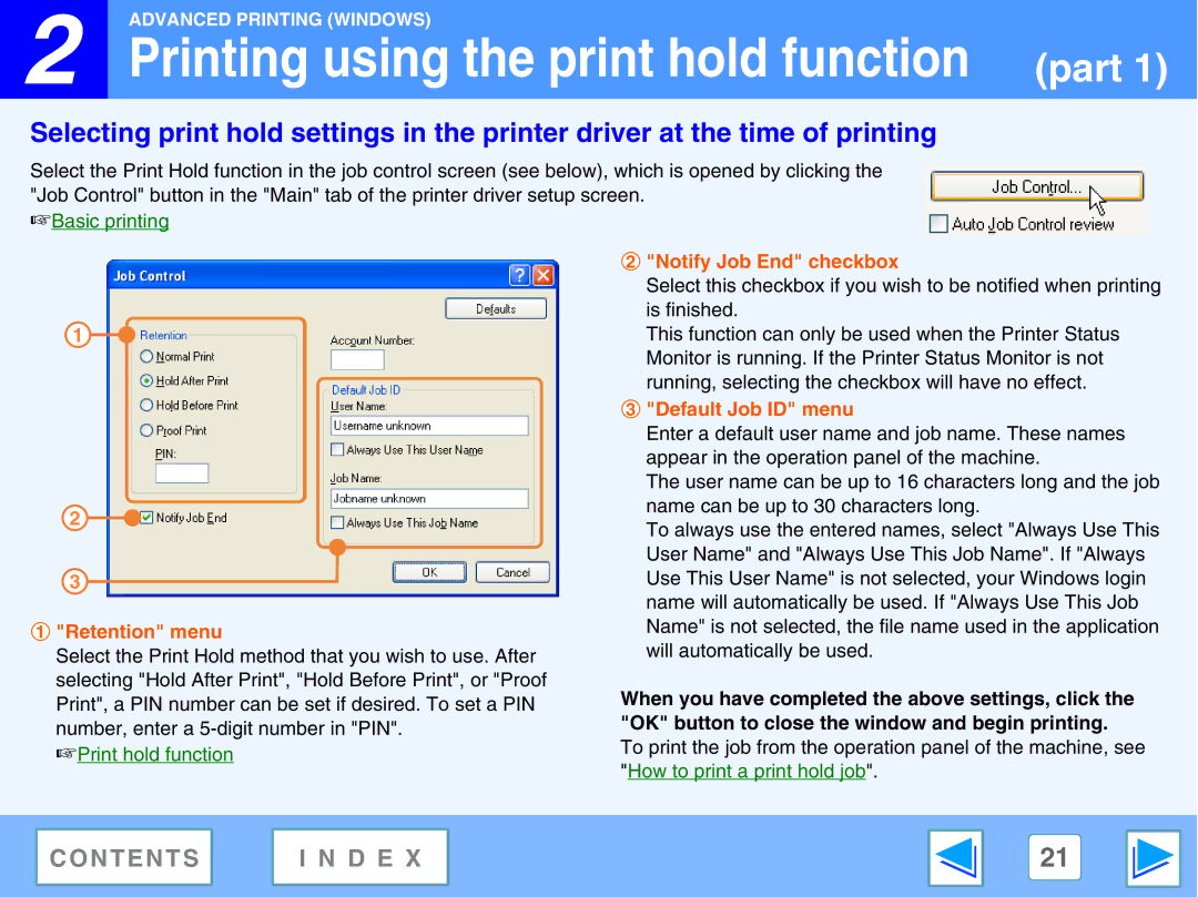 Sharp AR-M230, M270 manual Printing using the print hold function part 