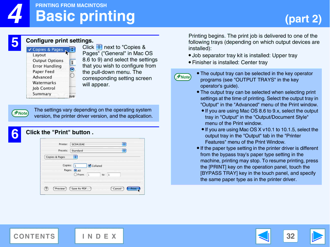 Sharp M270, AR-M230 manual Configure print settings, Click the Print button 