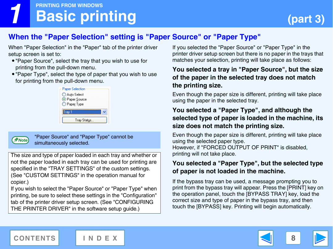 Sharp M270, AR-M230 manual Basic printing 