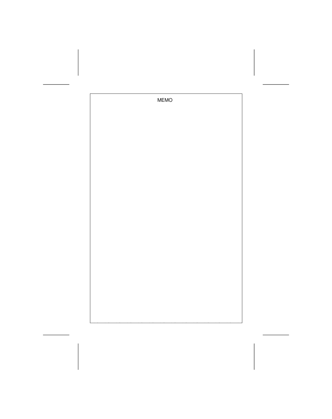 Sharp MD-MS702, MD-R2 operation manual Memo 