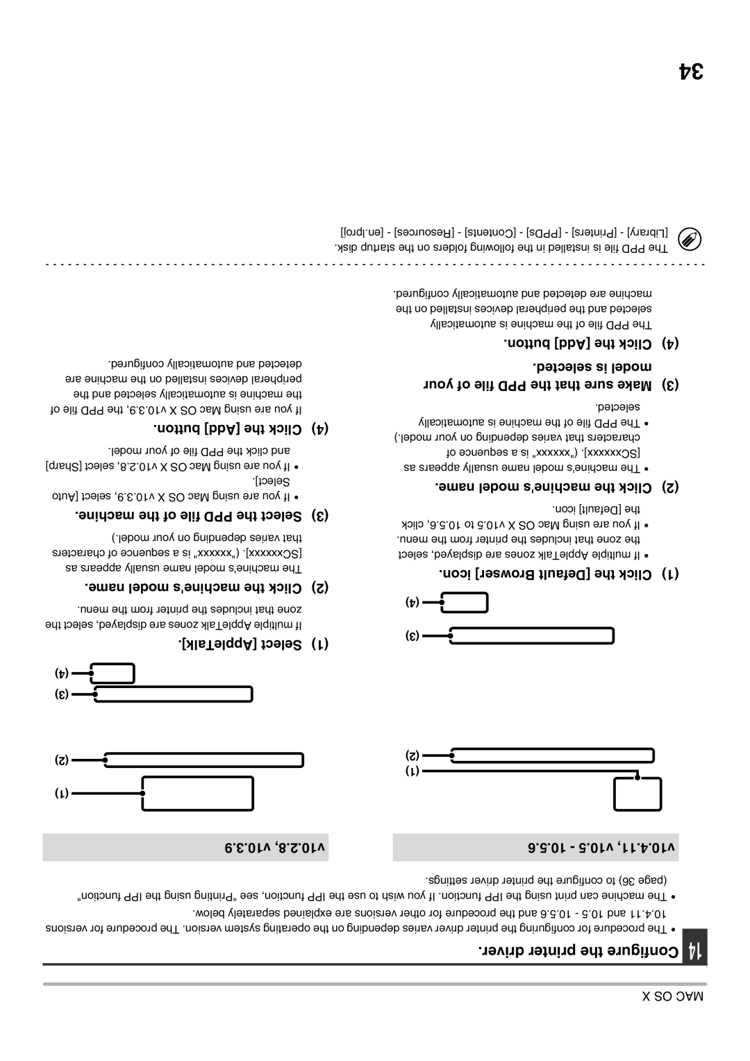 Sharp MX-2301N specifications Driver printer the Configure, Machine the of file PPD the Select 