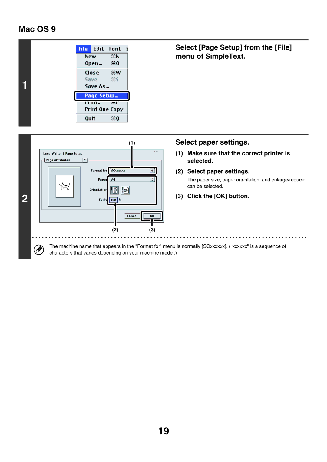 Sharp MX-7000N, MX-6200N, MX-5500N manual Mac OS 