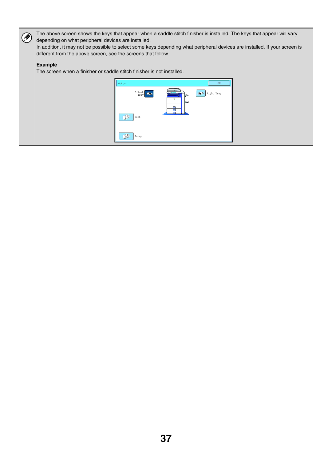 Sharp MX-7000N, MX-6200N, MX-5500N manual Example 