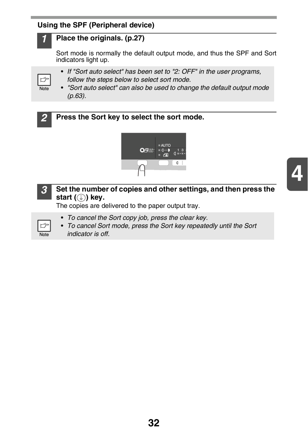 Sharp MX-B200 manual Using the SPF Peripheral device Place the originals. p.27 