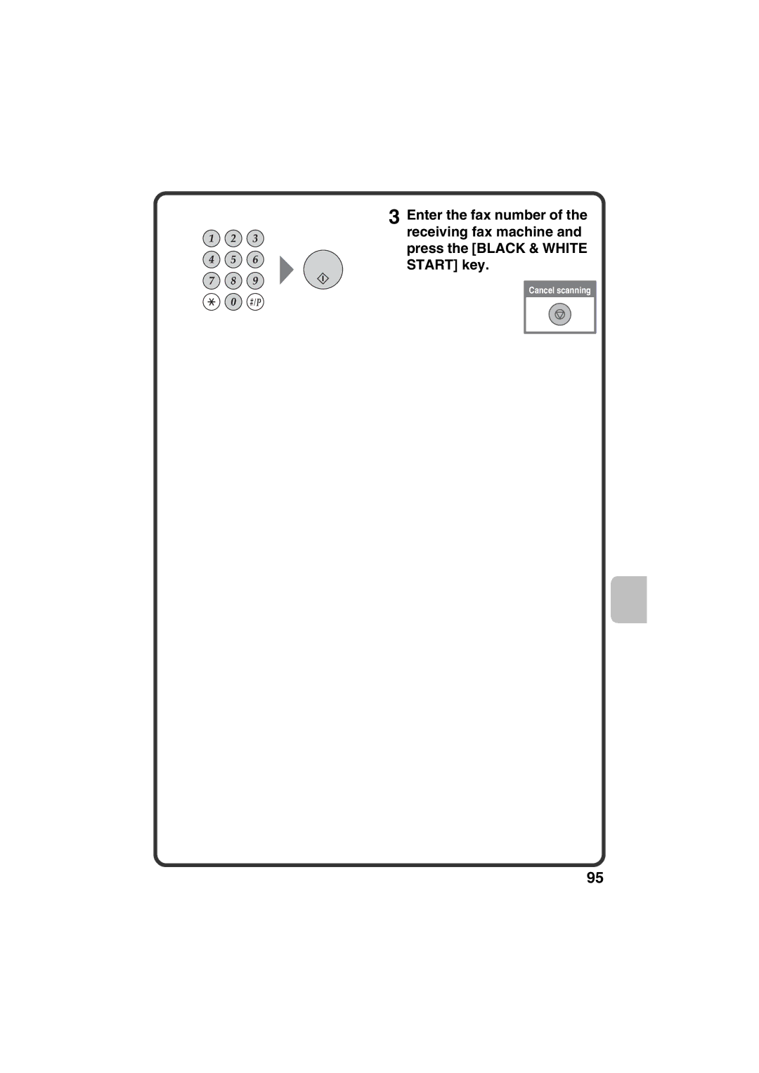 Sharp MX-C381, MX-C311 quick start Cancel scanning 