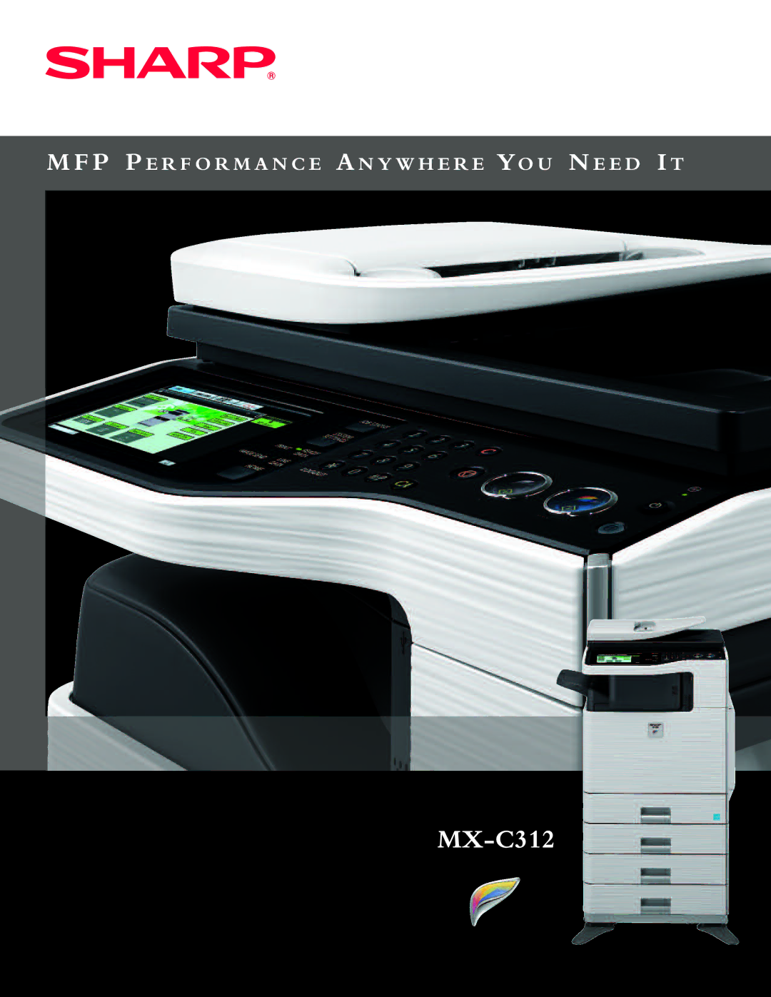 Sharp MX-C312 manual 