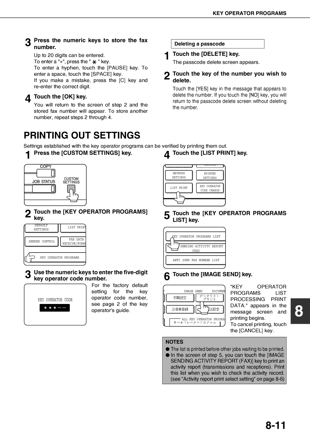 Sharp MX-M450N, MX-M350N, MX-M450U, MX-M350U operation manual Printing OUT Settings 