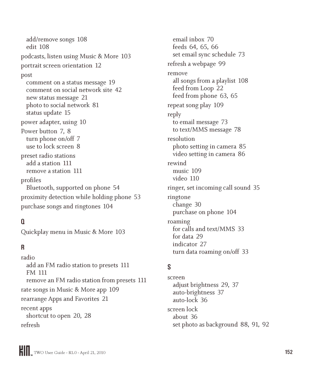 Sharp OMPB20ZU manual Reply To email message To text/MMS message Resolution, Ringer, set incoming call sound 