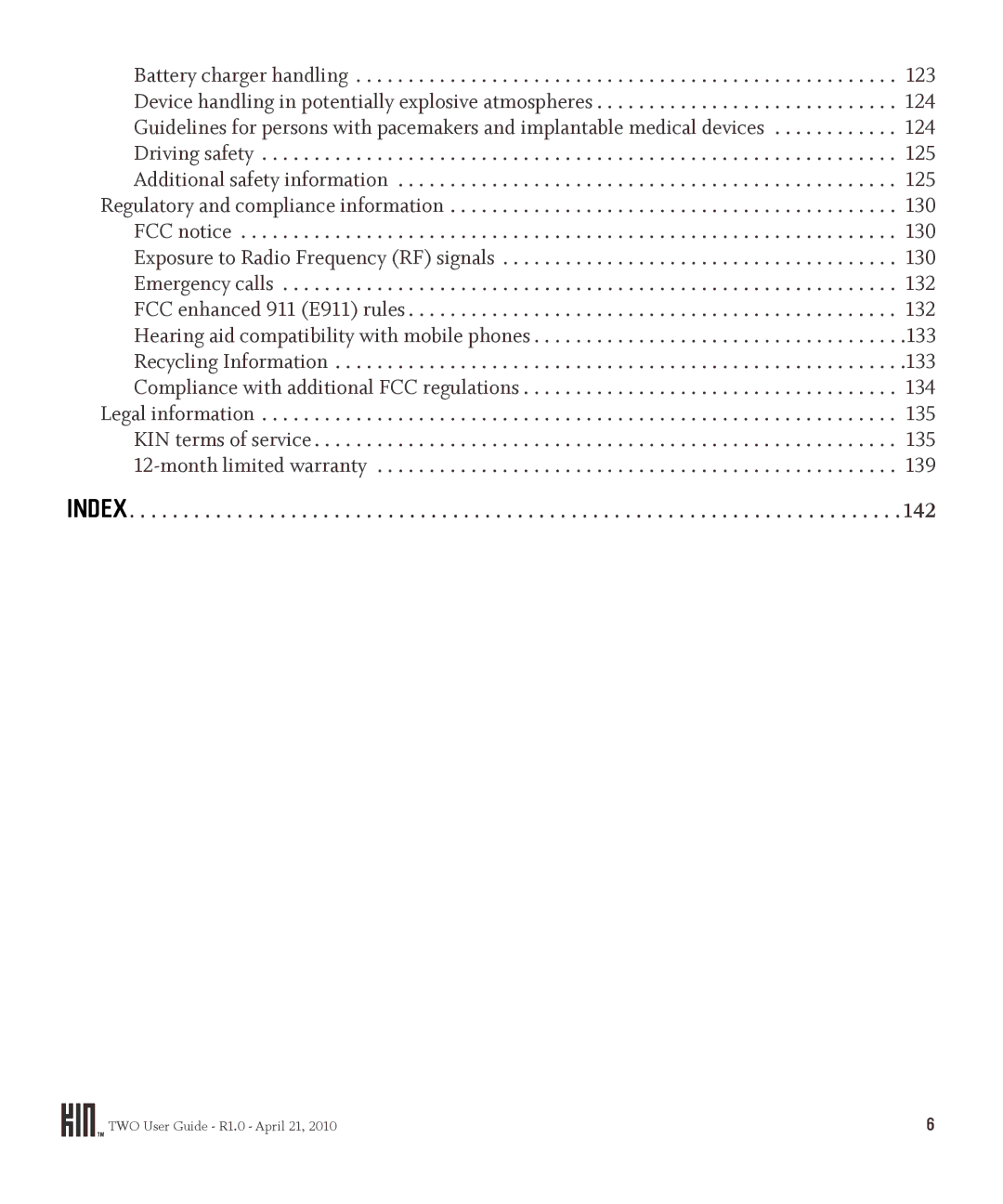 Sharp OMPB20ZU manual Index 