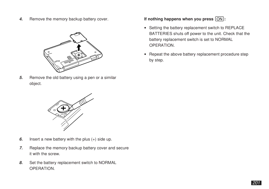 Sharp OZ-5500 operation manual 201 