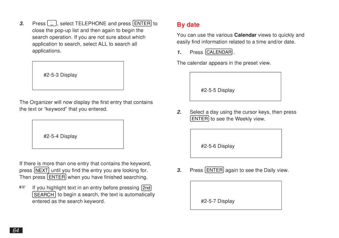 Sharp OZ-5500 operation manual By date 