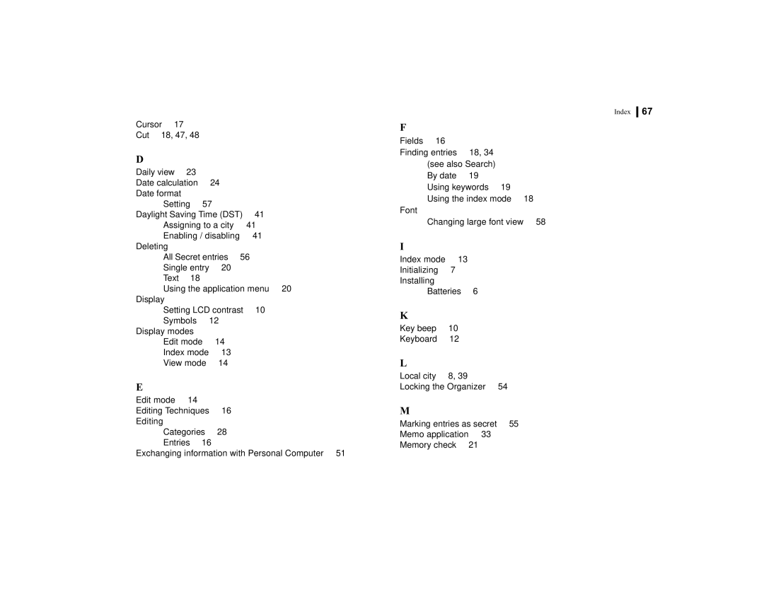 Sharp OZ-770 operation manual Text Using the application menu Display 