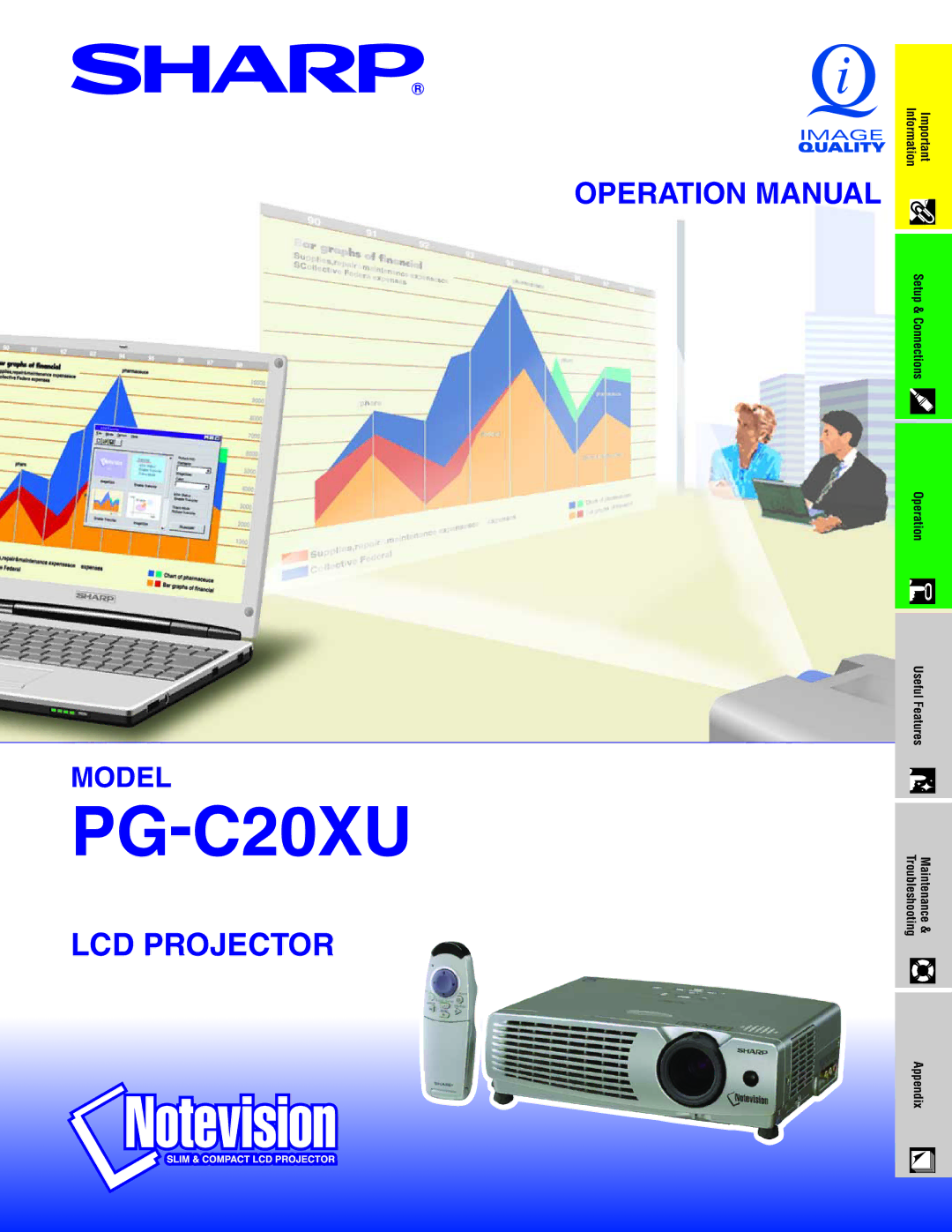 Sharp PG-C20XU operation manual 