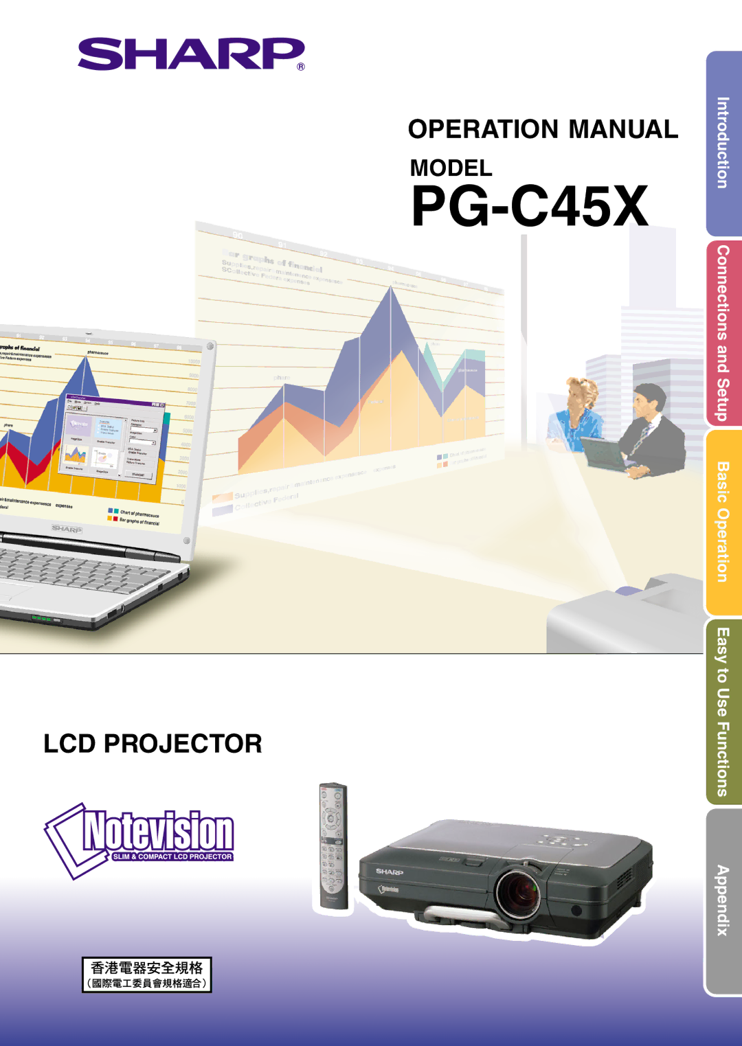 Sharp PG-C45X operation manual 