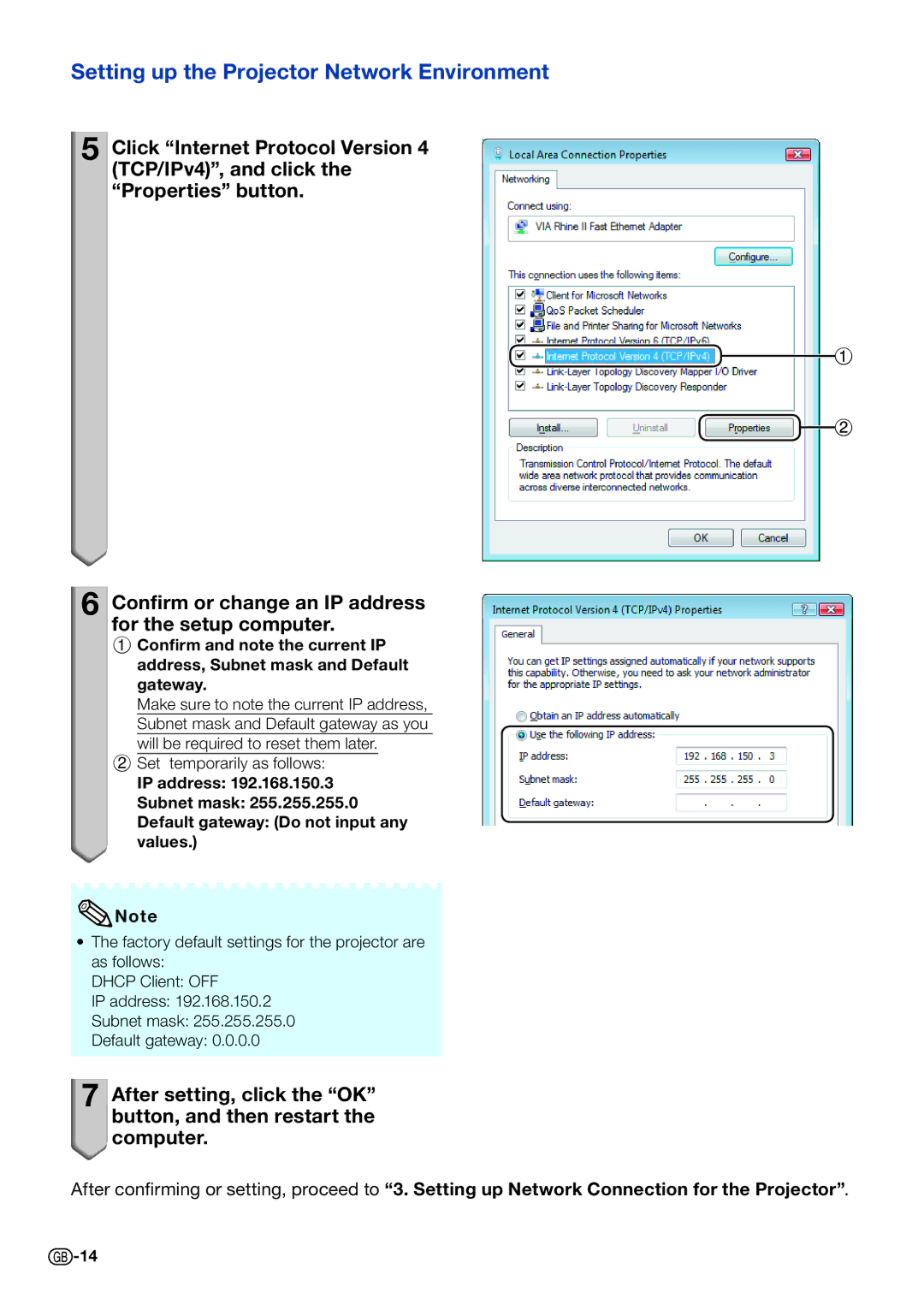 Sharp PG-D3010X, PG-D3510X, PG-D2710X specifications Set temporarily as follows 