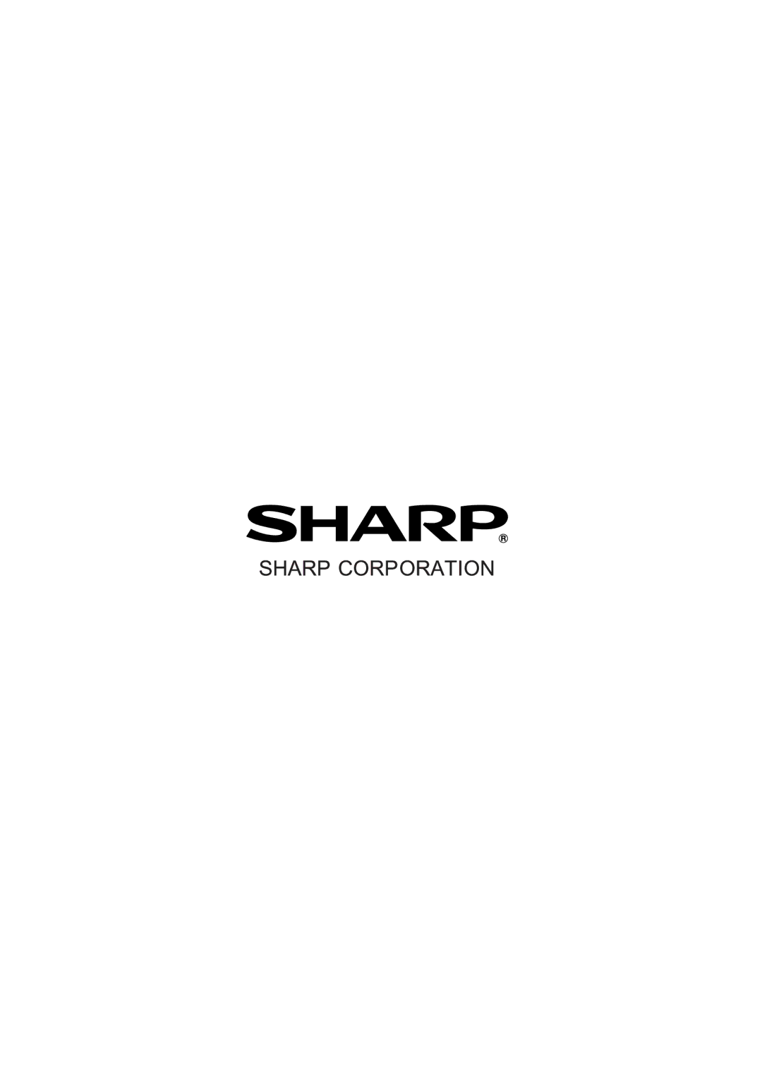 Sharp PG-F212X-L quick start 