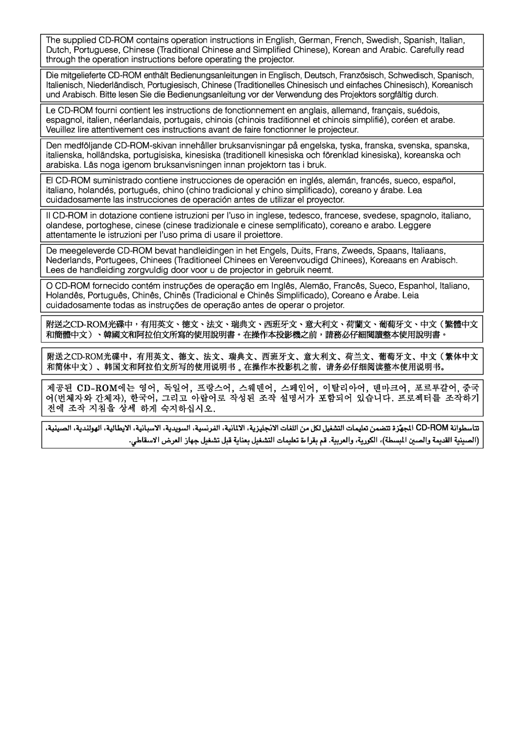 Sharp PG-M20S operation manual 