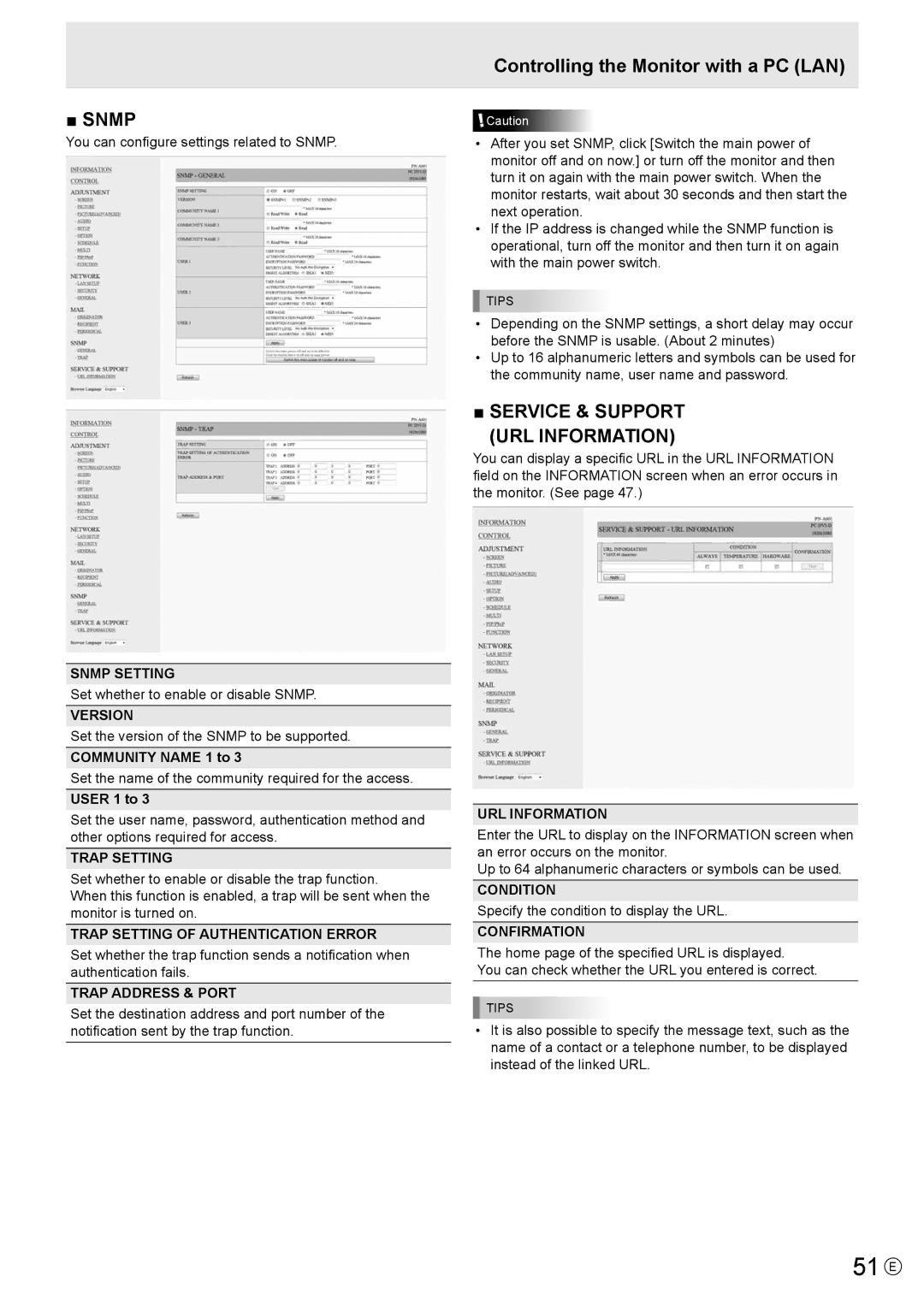 Sharp PNA601, PN-A601 operation manual 51 E 