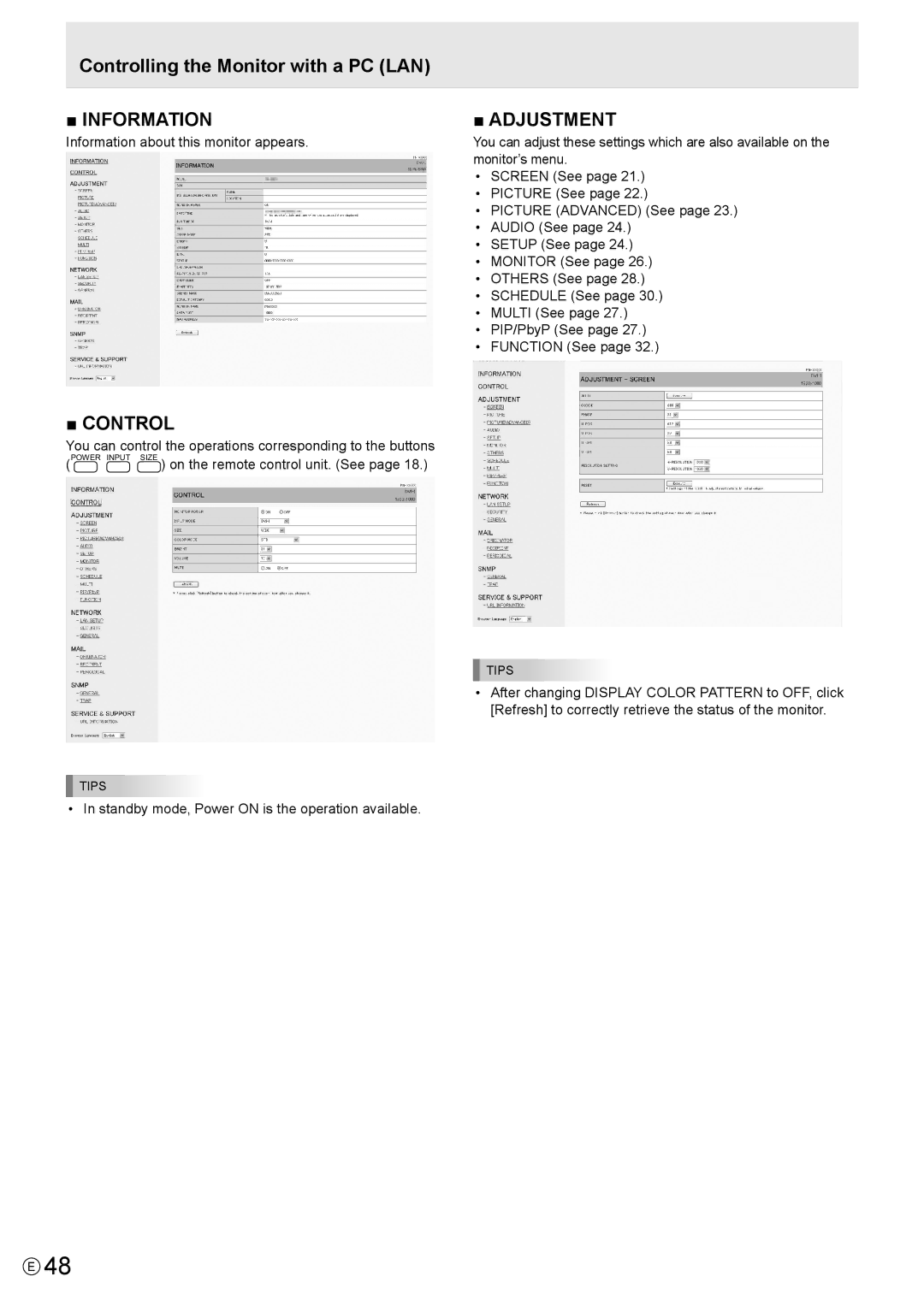 Sharp PN-R603, PN-R703 operation manual Information 