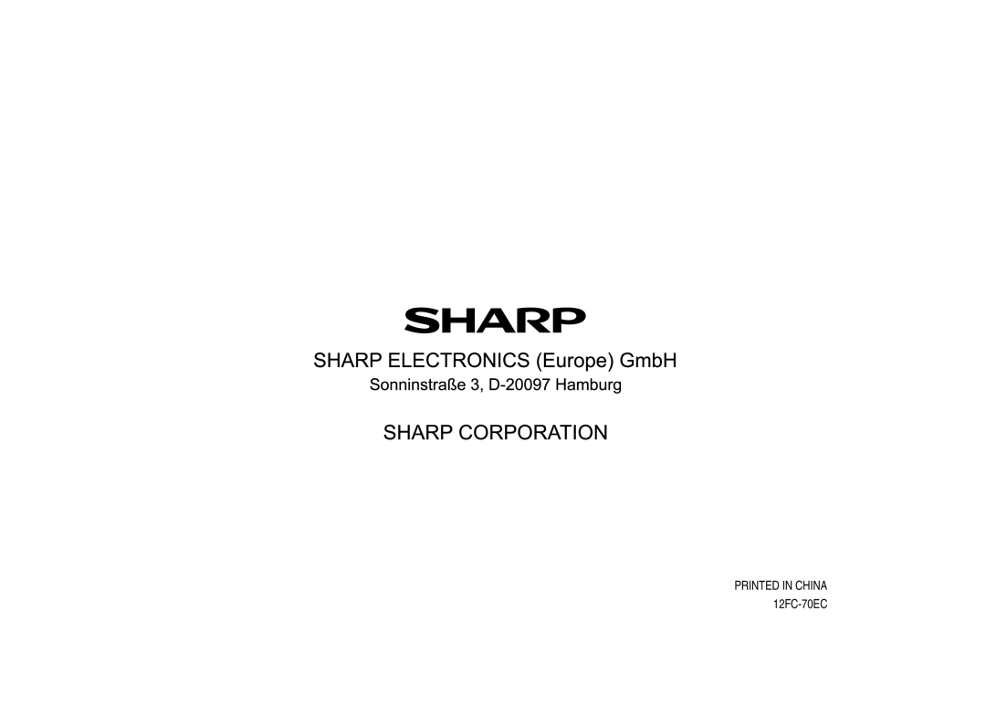 Sharp PW-E420 operation manual 