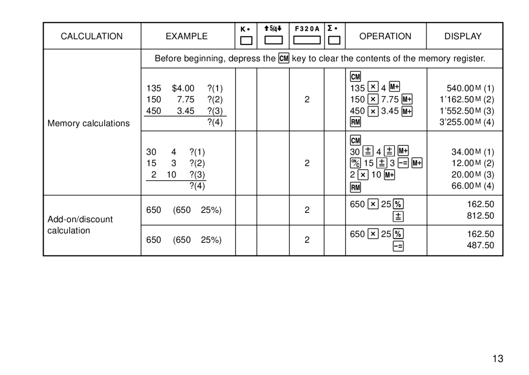 Sharp QS-2130 operation manual 34.00 M 