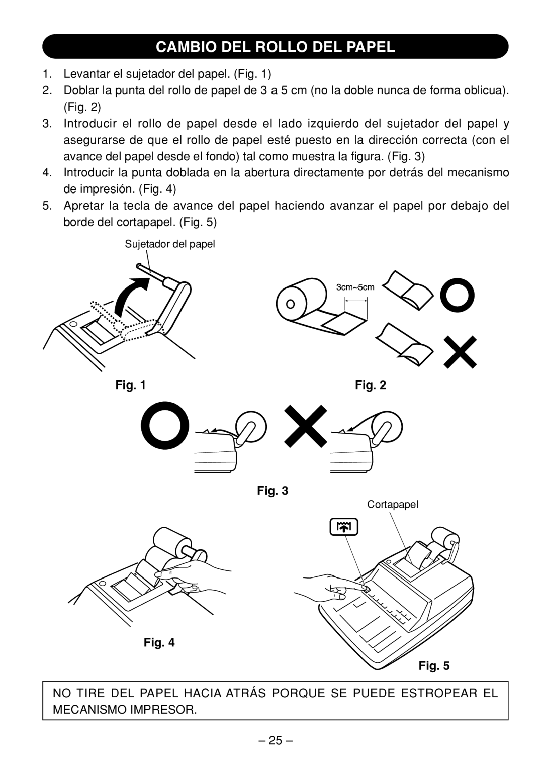 Sharp QS-2770H, QS-2760H, QS-1760H operation manual Cambio DEL Rollo DEL Papel 