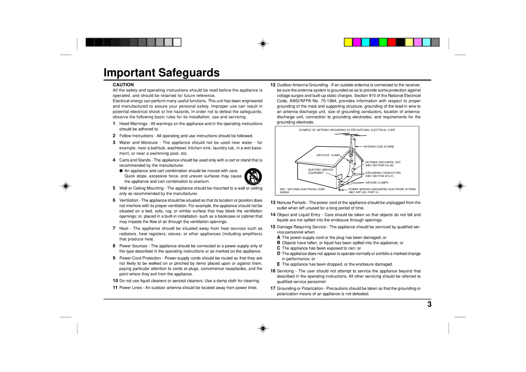 Sharp QT-CD180 operation manual Important Safeguards, Only as recommended by the manufacturer 