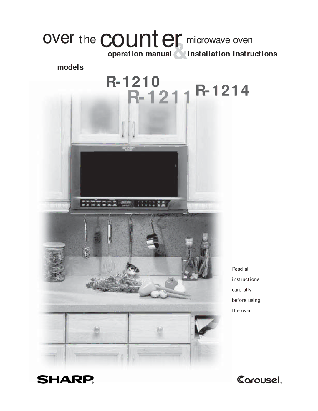 Sharp operation manual 1211R-1214 