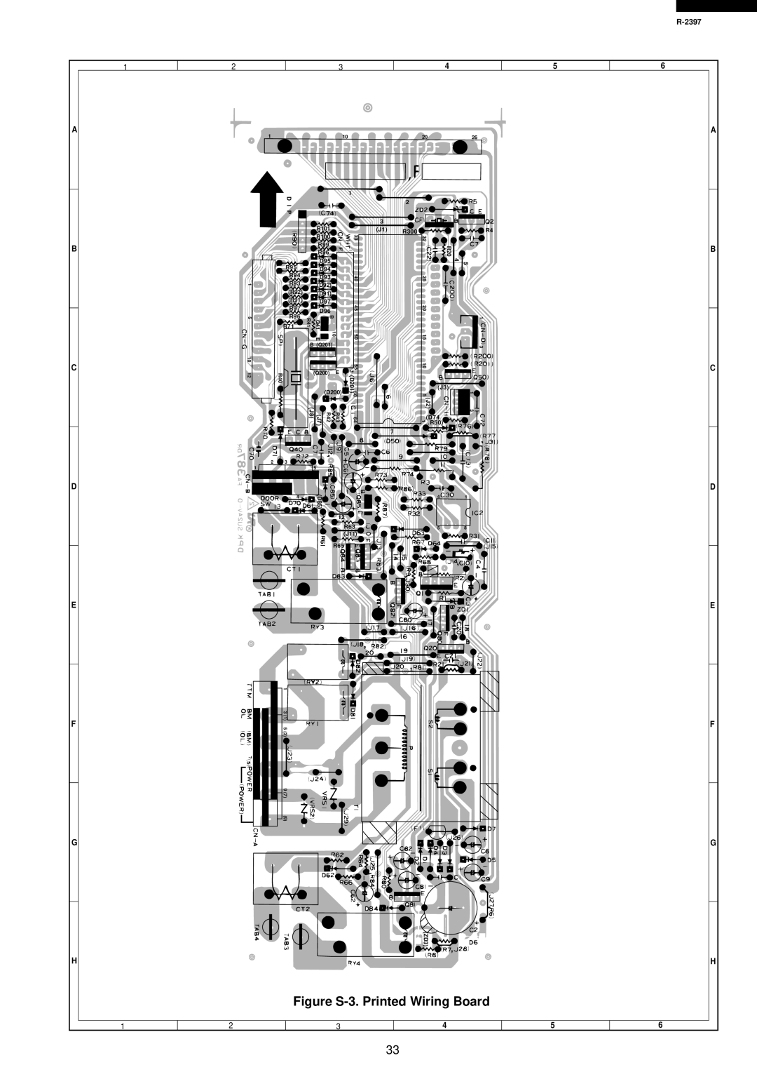 Sharp R-2397 service manual Figure S-3. Printed Wiring Board 