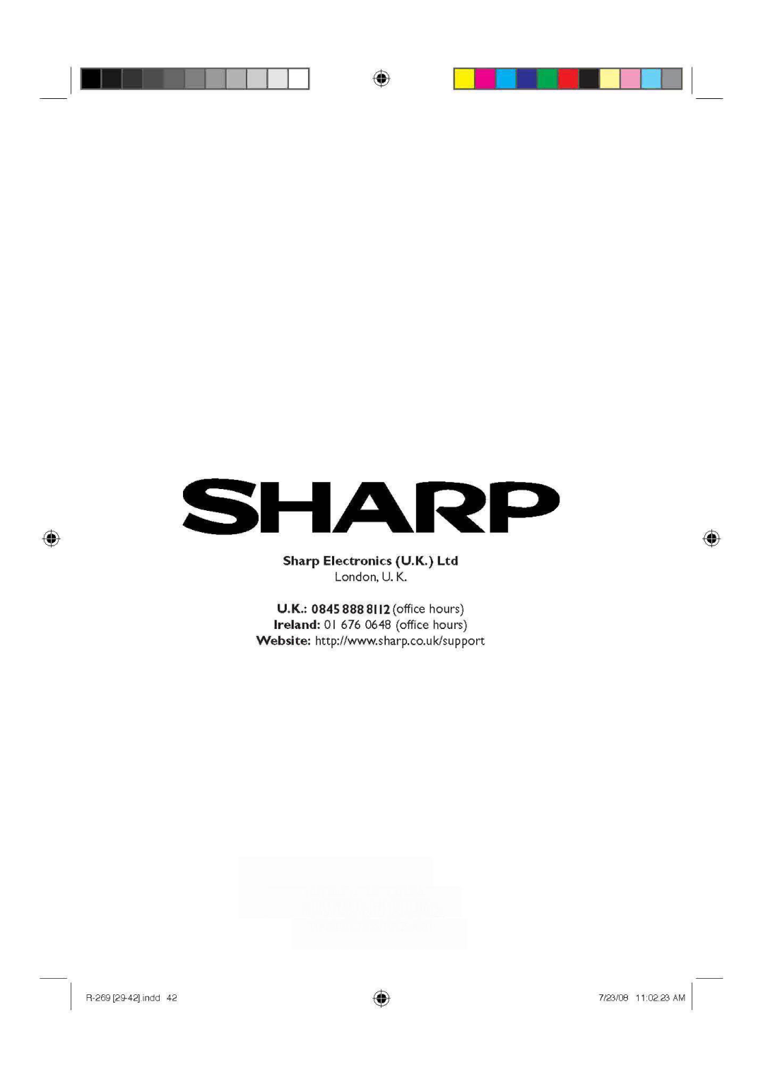 Sharp R-270 manual 