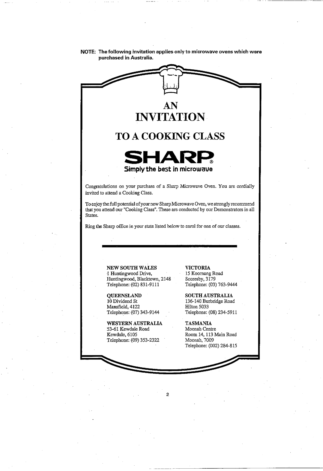 Sharp R-3S56 manual 