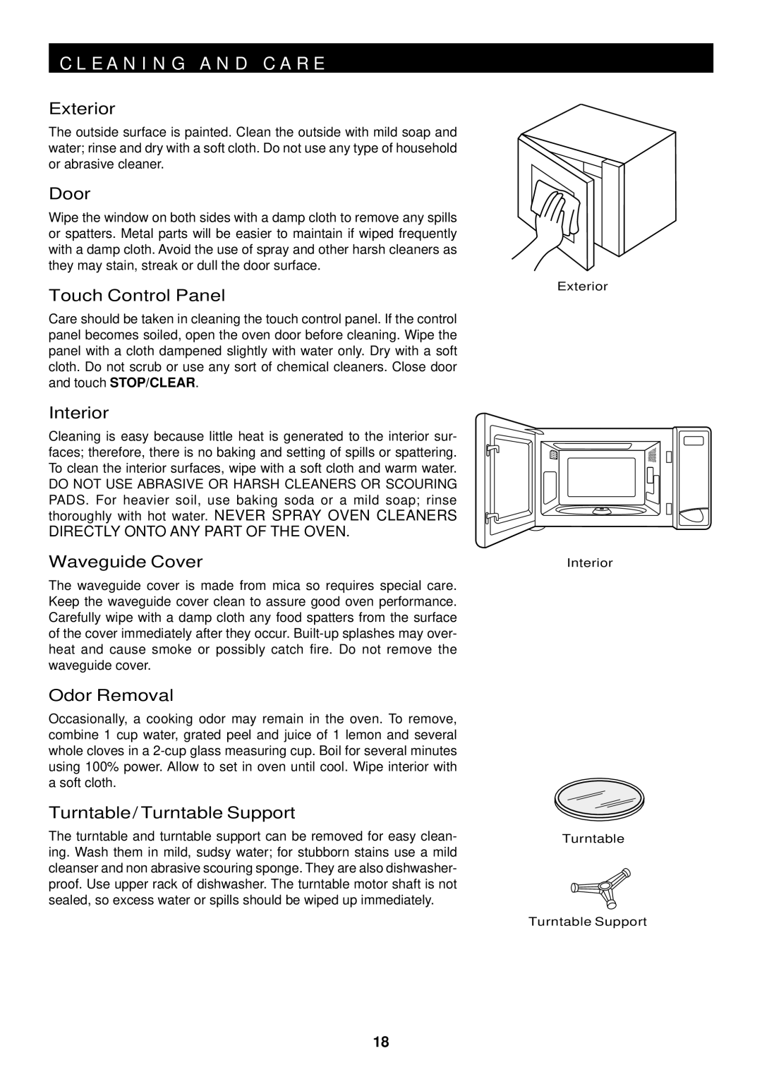 Sharp R-420D, R-520D operation manual E a N I N G a N D C a R E 