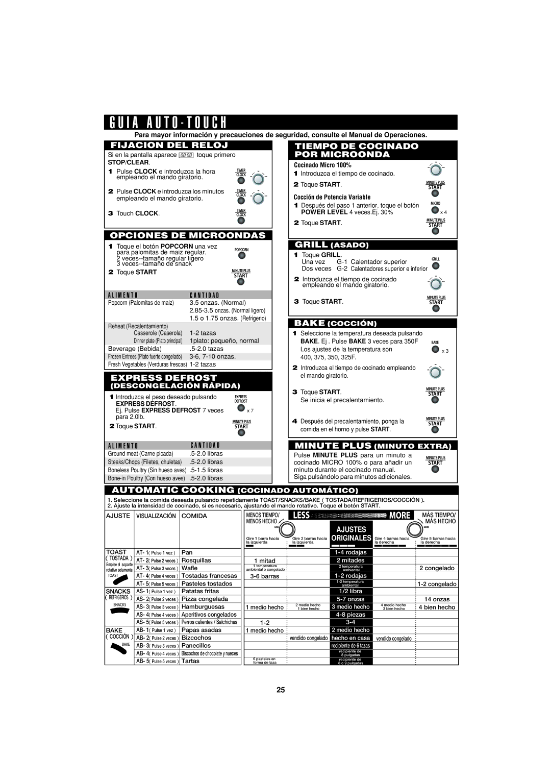 Sharp R-55TS operation manual I a a U T O T O U C H 