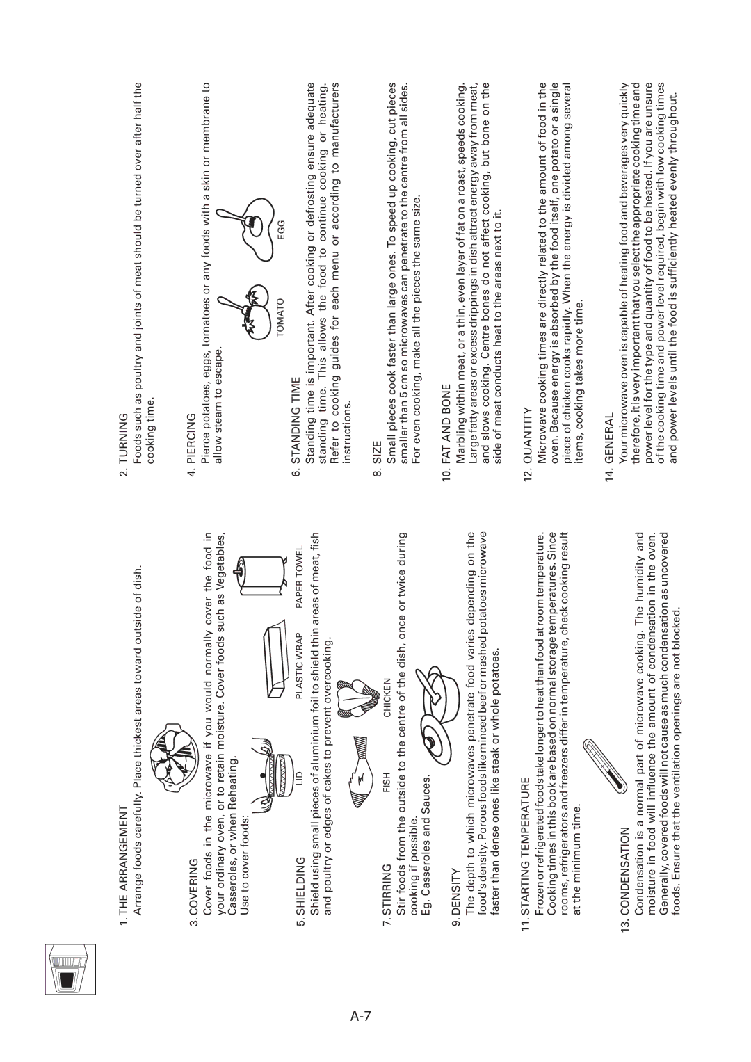 Sharp R-60A0S operation manual Helpful Hints, Covering 