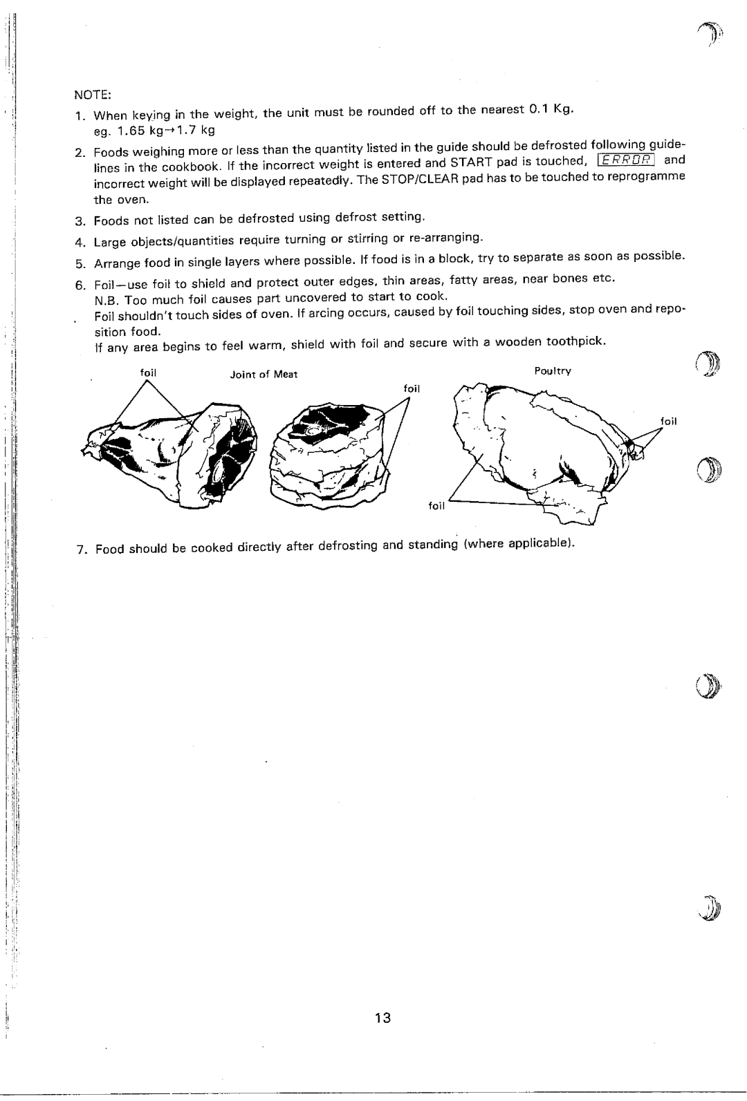 Sharp R-7370 manual 