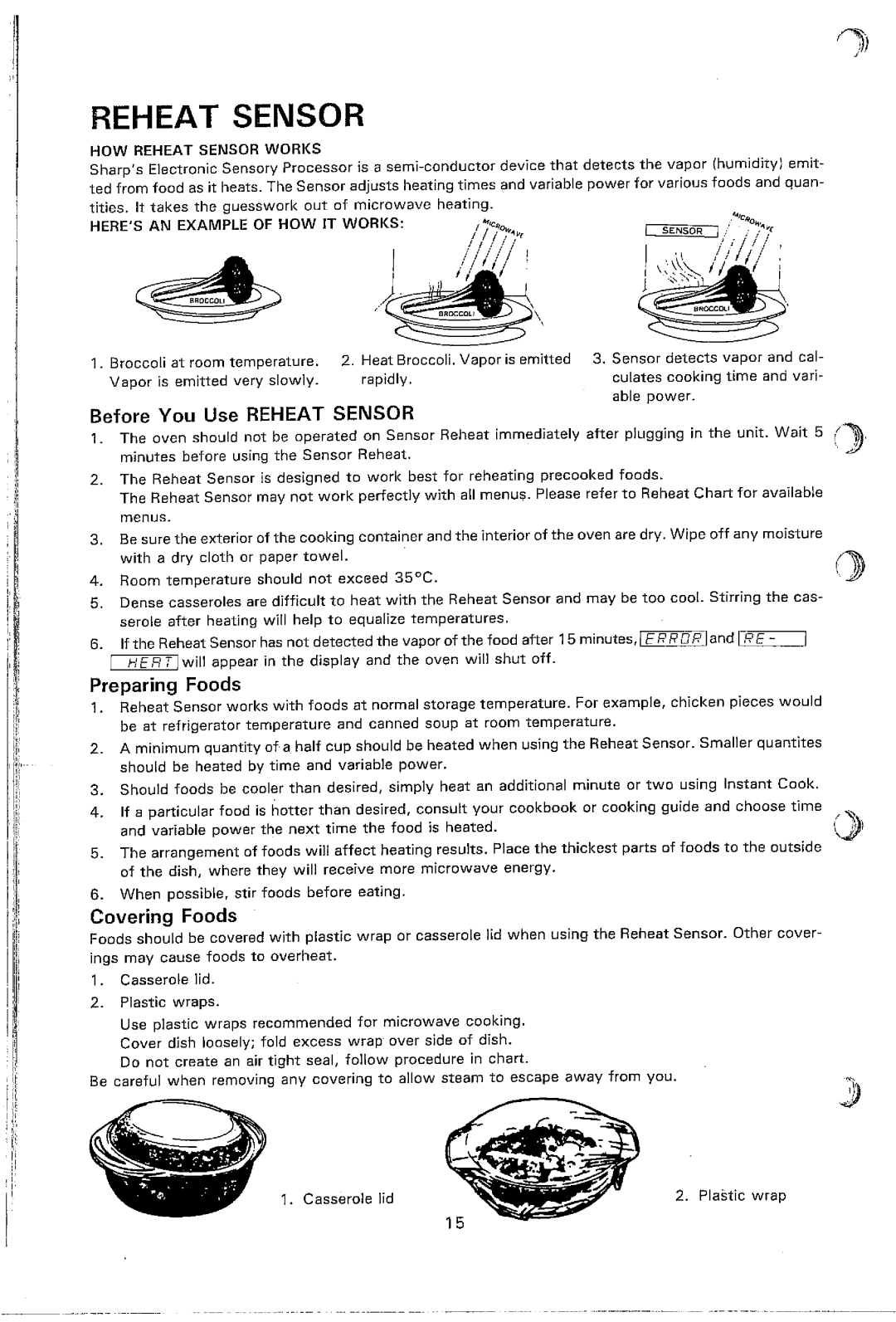 Sharp R-7370 manual 