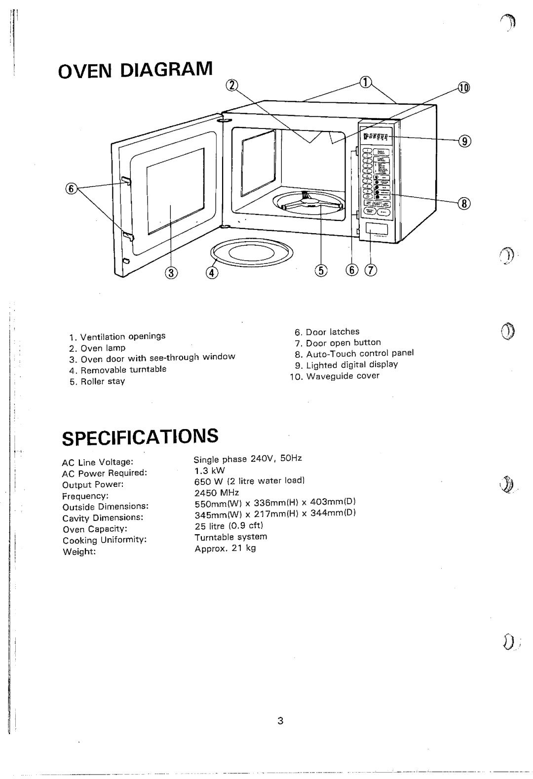 Sharp R-7370 manual 