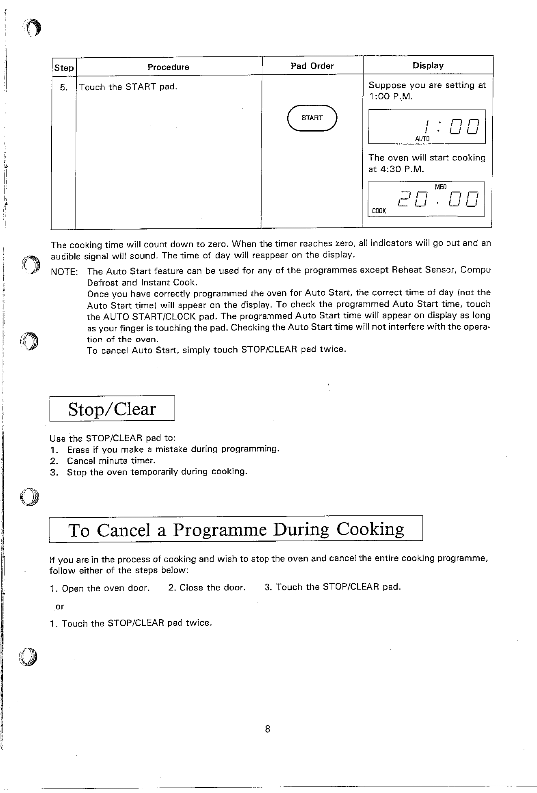 Sharp R-7370 manual 