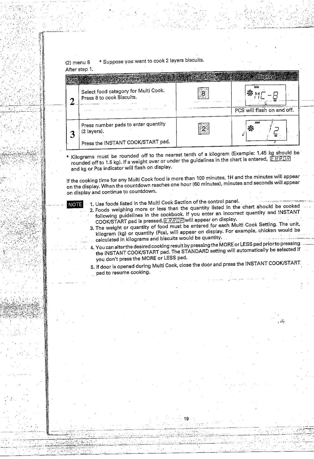 Sharp R-7A54 manual 