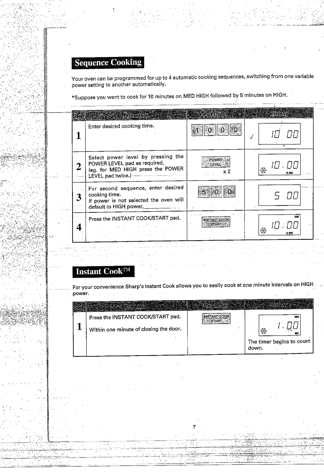 Sharp R-7A54 manual 