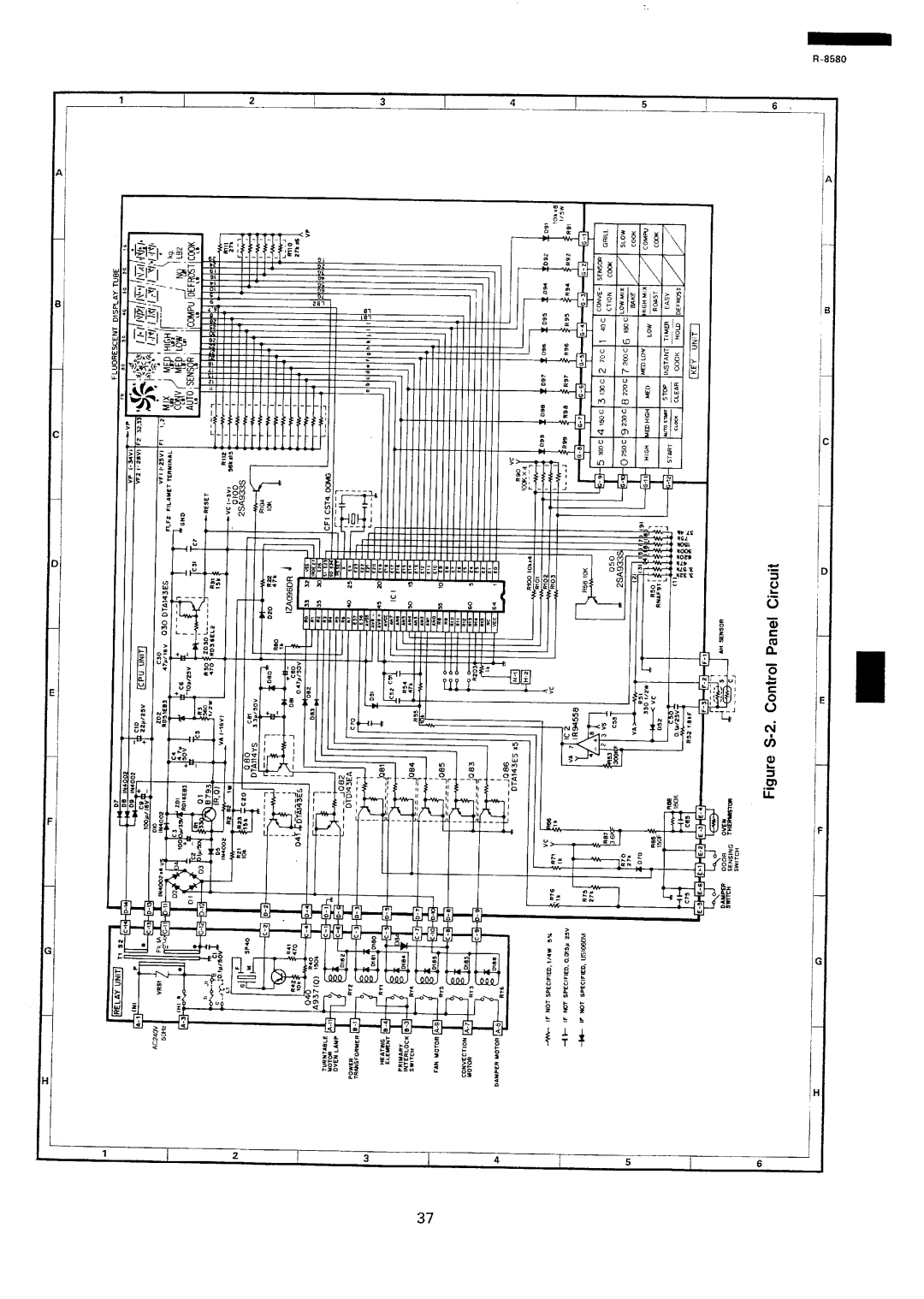 Sharp r-8580 manual 