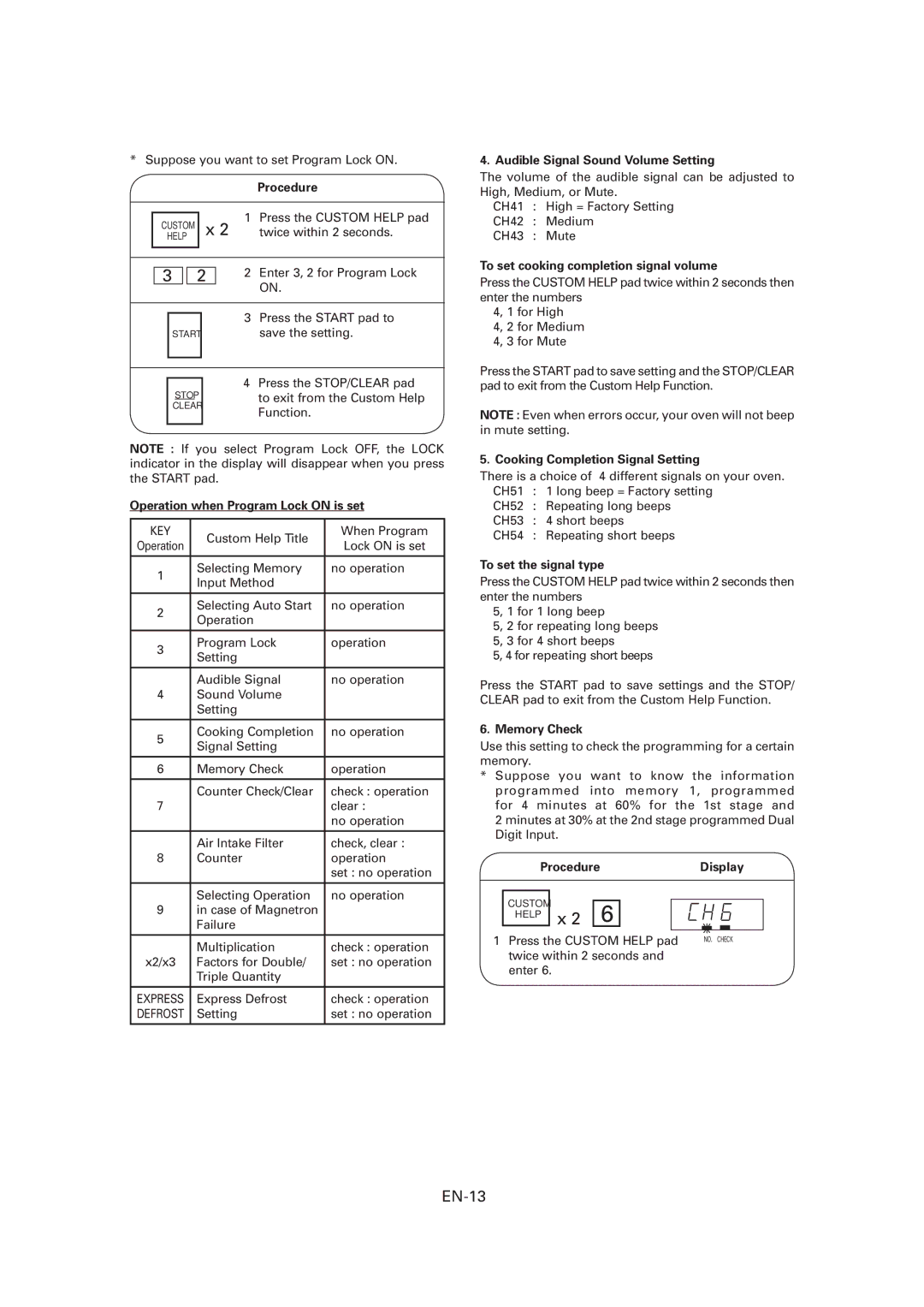 Sharp CD2200M, R-CD1200M, CD1800M operation manual EN-13 