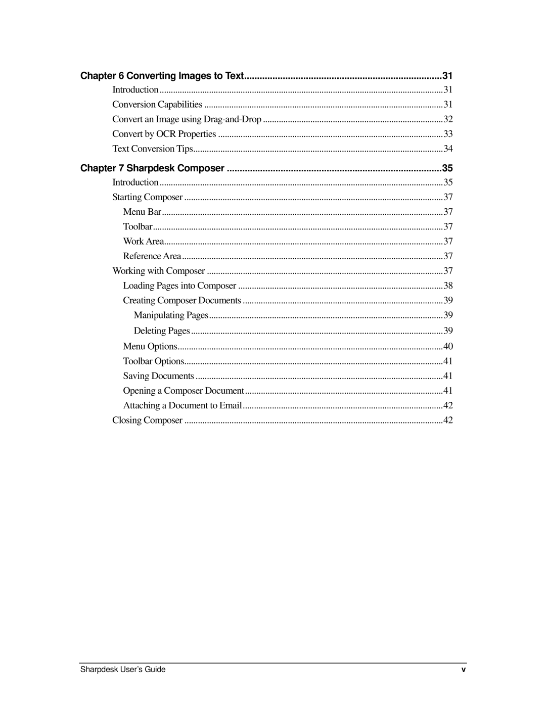 Sharp R2.7 manual Manipulating Pages Deleting Pages 