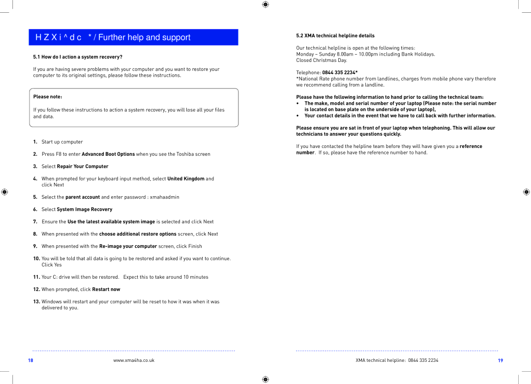 Sharp R519 manual Further help and support 