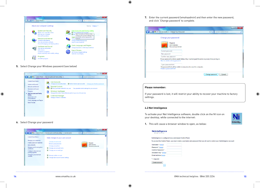 Sharp R519 manual Please remember, Net Intelligence 